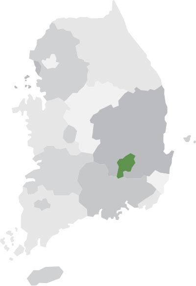 한국지도