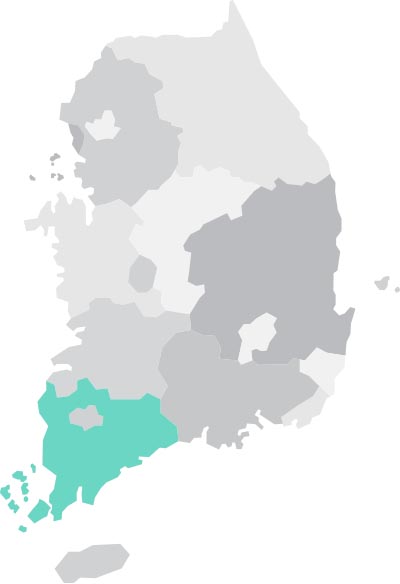 한국지도